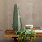 VASE GREEN CERAMIC DECORATION 19 X 19 X 54 CM thumbnail