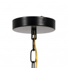 CEILING LAMP BLACK METAL / GLASS 33 X 33 X 54 CM thumbnail