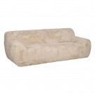 BETTAN 3 SEATER SOFA BEIGE FABRIC 240 X 107 X 79,50 CM thumbnail