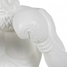FIGURE BOXER WHITE RESIN 63 X 51 X 67 CM thumbnail