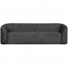 WOOOD SLOPING 3-SEATER SOFA STRUCTURE VELVET MOUNTAIN thumbnail