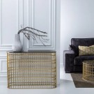 Konsoll gull metall-glass 107x32x78 thumbnail