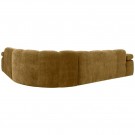 WOOOD MOJO CORNER SOFA RIGHT / LEFT WOVEN RIB FABRIC HONEY YELLOW thumbnail