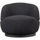 WOOLLY ROTERENDE LENESTOL I BOUCLESTOFF - ANTRASITGRÅ thumbnail