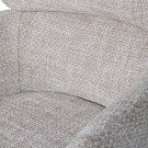 WOOOD FENNE SWIVEL DINING CHAIR WOVEN FABRIC NATURAL thumbnail