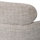 WOOOD FENNE SWIVEL DINING CHAIR WOVEN FABRIC NATURAL thumbnail