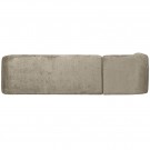 WOOOD SLOPING CORNER SOFA LEFT STRUCTURE VELVET WHEATFIELD thumbnail