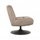TRENDCOLLECTION ELI LOUNGE CHAIR TAUPE MICRO SUEDE thumbnail