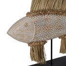 FIGURE FISH WOOD-NATURAL FIBER 70 X 12 X 53 CM thumbnail