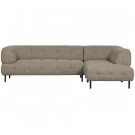 WOOOD Lloyd hjørnesofa høyre grovvevd brunmelert thumbnail