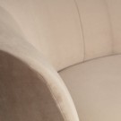 WOOOD SARA LOUNGE ARMCHAIR LEFT VELVET KHAKI thumbnail