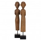 S/2 FIGURE AFRICAN NATURAL WAY 15 X 9 X 39 CM  thumbnail