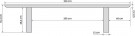 Durban ovalt 230 x 105cm spisebord thumbnail