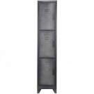 WOOOD CAS LOCKERCABINET 3 DR METAL BLACK thumbnail