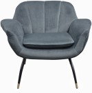 Abbey stol Slate Velvet  thumbnail