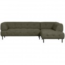 WOOOD Lloyd hjørnesofa høyre grovvevd grønn melange thumbnail