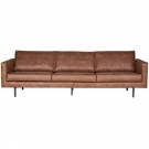 WOOOD RODEO SOFA 3-SEATER COGNAC thumbnail