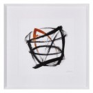 2stk, Abstrakt, håndmalt lerret 70x70 thumbnail