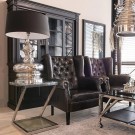 Kingston Deluxe Seater antik sort eller antikk middel-brun thumbnail
