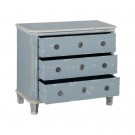 COMMODE BLUISH GREY WOOD 92 X 46 X 81 CM thumbnail