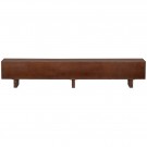 WOOOD LAVISH TV UNIT WITH DESIGNED DOORS WOOD WARM BROWN thumbnail
