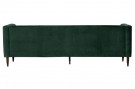 WOOOD NISA SOFA 3 SEATER VELVET DARK GREEN thumbnail