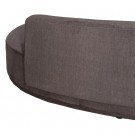 SOFA 3 PIECES GREY OLD FABRIC ROOM 405 X 112 X 70 CM thumbnail