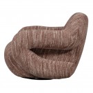 WOOOD FOLKE ARMCHAIR CHENILLE 2 farger Natur og old pink thumbnail