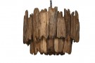 CEILING LAMP TEAK IRON 65X65X50 HECHO A MANO LA-217896 thumbnail