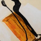 2stk, Abstrakt, håndmalt 80x100 thumbnail