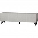 WOOOD CARVED ORGANIC TV UNIT MIST thumbnail