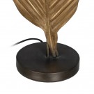 TABLE LAMP LEAVE GOLD-BLACK METAL 24 X 24 X 65 CM thumbnail