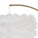 FLOOR LAMP WHITE-GOLD FEATHER LIGHTING 68 X 40 X 175 CM thumbnail