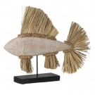 FIGURE FISH WOOD-NATURAL FIBER 70 X 12 X 53 CM thumbnail