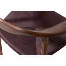 Vtwonen EMBRACE DINING CHAIR BRAIDED SEAT DARK BROWN thumbnail