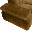 WOOOD MOJO CORNER SOFA RIGHT / LEFT WOVEN RIB FABRIC HONEY YELLOW thumbnail