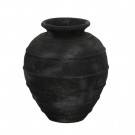 VASE GREY FIBER CEMENT DECORATION 45 X 45 X 51 CM  thumbnail