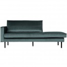 BePureHome RODEO DAYBED LEFT VELVET TEAL thumbnail