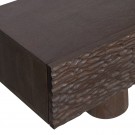 WOOOD CRUMBLE CARVED TV UNIT MANGO WOOD WALNUT thumbnail
