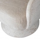 WOOOD EBBA SWING ARMCHAIR - CHENILLE FABRIC - NATURAL  thumbnail