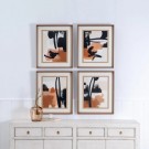 4stk, Abstrakt, håndmalt lerret 50x60 thumbnail