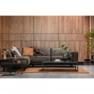 WOOOD STATEMENT CORNER SOFA LEFT GREY thumbnail