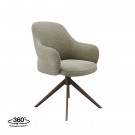 BERN DINING CHAIR MUSHROOM BOUCLE/BROWN thumbnail