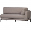 Vtwonen COUPLE DINING BENCH CORNER ELEMENT LEFT TAUPE thumbnail