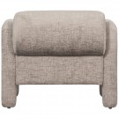 WOOOD LENNY ARMCHAIR IN MATT COARSE VELVET - SPOTTED SAND COLOR thumbnail