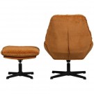 WOOOD YARO ARMCHAIR WITH FOOTSTOOL - GINGER  thumbnail
