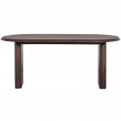 Vtwonen ELLIPS DINING TABLE MANGO WOOD WALNUT 90x180CM thumbnail