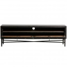 WOOOD BEQUEST TV UNIT WOOD BLACK 160 CM thumbnail