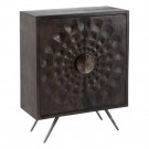 Stue - garderobe brunt tre/metall 89x40x110 thumbnail