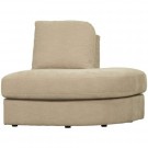Vtwonen FAMILY 1-SEAT ELEMENT ROUND CORNER RIGHT WOVEN FABRIC SAND thumbnail